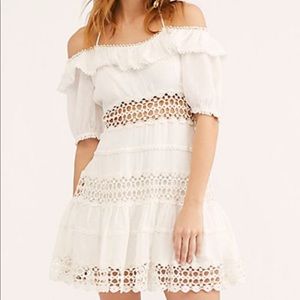 Perfect Condition Free People White Lace Dress